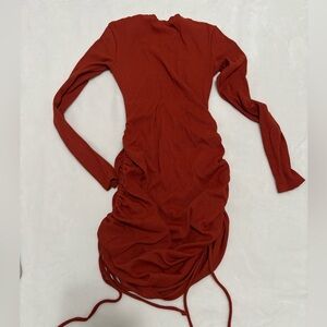 Burnt Orange Adjustable Ribbed Dress
Very Comfortable and Cute
Worn Once